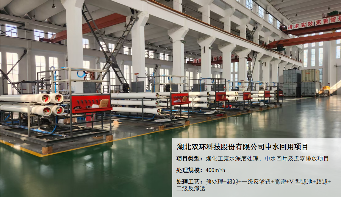维尔利中标湖北双环公司中水回用项目